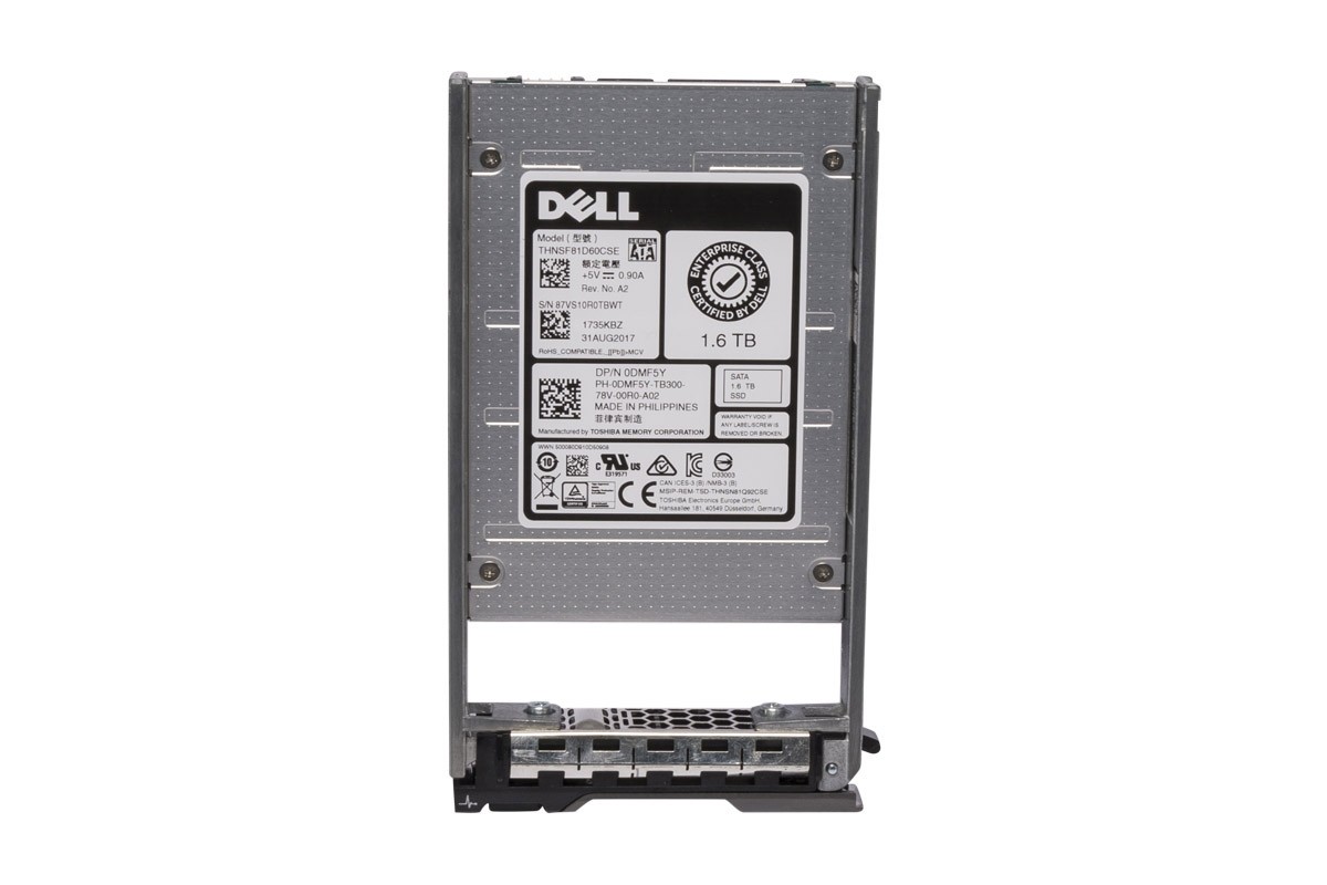 thumbnail image 2 of Dell DMF5Y 1.6TB SATA 2.5” SSD – 6Gb/s – THNSF81D60CSE – Used (70%+ Health) 2 of 3